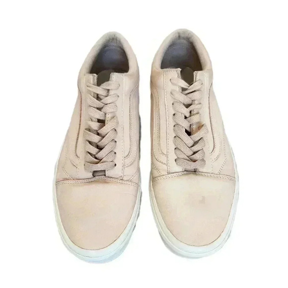 Vans Old Skool DX Veggie Tan Leather Sneaker US Mens 9.5 Womens 11 - Picture 2 of 8